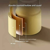 600ML Multi-Functional Mug, Three Drinking Modes: Direct Drink, Straw, Open Mouth, Bottom Storage for Folding Spoon, 304 Stainless Steel Inner Liner – A Must-Have Hydration Tool for Lazy People./Mango yellow In Australia - Darrahopens