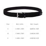 No-Hole Elastic Woven Belt, Unisex Comfortable and Versatile, Strong Elasticity Anti-Loosening, Breathable and Skin-Friendly No Sweating, Essential for Outdoor Sports and Daily Commute, A Casual Style Choice/black:S code