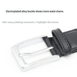 No-Hole Elastic Woven Belt, Unisex Comfortable and Versatile, Strong Elasticity Anti-Loosening, Breathable and Skin-Friendly No Sweating, Essential for Outdoor Sports and Daily Commute, A Casual Style Choice/White:L code