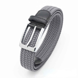 No-Hole Elastic Woven Belt, Unisex Comfortable and Versatile, Strong Elasticity Anti-Loosening, Breathable and Skin-Friendly No Sweating, Essential for Outdoor Sports and Daily Commute, A Casual Style Choice/Grey:L code In Australia - Darrahopens