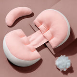 Pregnancy Belly & Back Support Pillow, Adjustable & Fully Machine Washable, High Elasticity & Long-Lasting Shape, Relieves Aches and Pains During Pregnancy./Cindy powder