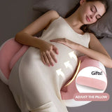 Pregnancy Belly & Back Support Pillow, Adjustable & Fully Machine Washable, High Elasticity & Long-Lasting Shape, Relieves Aches and Pains During Pregnancy./Cindy powder