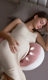 Pregnancy Belly & Back Support Pillow, Adjustable & Fully Machine Washable, High Elasticity & Long-Lasting Shape, Relieves Aches and Pains During Pregnancy./Sunlight green