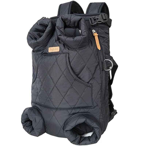 Winter Pet Front Pack: Warm, Lightweight, Hands-Free, Cozy Companion for Every Journey/black