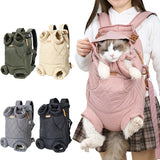 Winter Pet Front Pack: Warm, Lightweight, Hands-Free, Cozy Companion for Every Journey/black