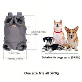 Winter Pet Front Pack: Warm, Lightweight, Hands-Free, Cozy Companion for Every Journey/black