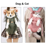 Winter Pet Front Pack: Warm, Lightweight, Hands-Free, Cozy Companion for Every Journey/pitch green