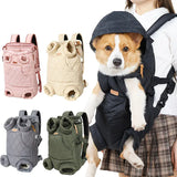 Winter Pet Front Pack: Warm, Lightweight, Hands-Free, Cozy Companion for Every Journey/pitch green