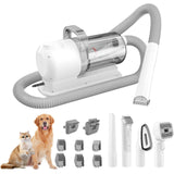 Pet Grooming Vacuum Kit 13000Pa Strong Suction 99% Hair Removal 6 Clipper Combs 5 Tools Low Noise