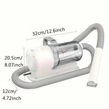 Pet Grooming Vacuum Kit 13000Pa Strong Suction 99% Hair Removal 6 Clipper Combs 5 Tools Low Noise