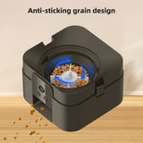 Smart Pet Feeder with Camera 2L, WiFi App Control, Two-Way Audio, USB & Battery Backup(black)