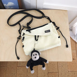 Canvas Travel Bag | Go Freely, Travel Light — Commute & Outdoor Dual-Purpose Shoulder Bag./BLACK