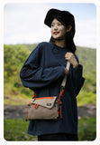 Canvas Travel Bag | Go Freely, Travel Light — Commute & Outdoor Dual-Purpose Shoulder Bag./khaki
