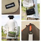 Canvas Travel Bag | Go Freely, Travel Light — Commute & Outdoor Dual-Purpose Shoulder Bag./khaki