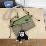 Canvas Travel Bag | Go Freely, Travel Light — Commute & Outdoor Dual-Purpose Shoulder Bag./WHITE