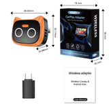 Mini Wireless Car Connectivity Adapter – Transform Your Wired System into Cable-Free Freedom with a 6-Second Stable Connection/tarnish