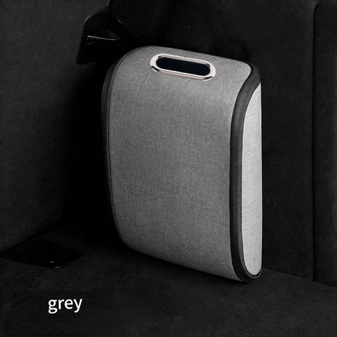 Car Trunk Shoe Box Organizer: Waterproof and Durable PVC Leather, Easy Installation with Velcro, Large Capacity for a Tidy Trunk, Say Goodbye to Mess and Travel in Style!/GREY