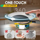 Smart Electric Can Opener, One-Touch Automatic Opening, Type-C Rechargeable with Long Battery Life, Safe and Smooth Edges Protect Hands, Ideal for Elderly, Arthritis Sufferers, and Those with Manicured Nails, Essential Effort-Saving Kitchen Tool