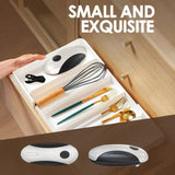 Smart Electric Can Opener, One-Touch Automatic Opening, Type-C Rechargeable with Long Battery Life, Safe and Smooth Edges Protect Hands, Ideal for Elderly, Arthritis Sufferers, and Those with Manicured Nails, Essential Effort-Saving Kitchen Tool