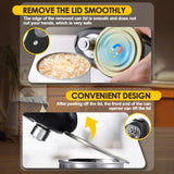 Smart Electric Can Opener, One-Touch Automatic Opening, Type-C Rechargeable with Long Battery Life, Safe and Smooth Edges Protect Hands, Ideal for Elderly, Arthritis Sufferers, and Those with Manicured Nails, Essential Effort-Saving Kitchen Tool