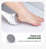 Multi-Function Electric Body Brush: 360° Rotation, Auto-Cleaning, 5 Brush Heads, 3-Speed Adjustment, Wet & Dry Use for Home Spa Experience.pink