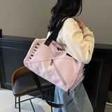 KAYINAI Travel Bag: 20-35L Spacious Storage, Independent Shoe Compartment for Dry/Wet Separation, Lightweight Hand-Carry/Crossbody 2-in-1./WHITE