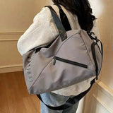 KAYINAI Travel Bag: 20-35L Spacious Storage, Independent Shoe Compartment for Dry/Wet Separation, Lightweight Hand-Carry/Crossbody 2-in-1./khaki