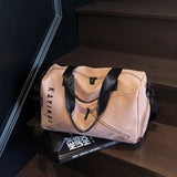 KAYINAI Travel Bag: 20-35L Spacious Storage, Independent Shoe Compartment for Dry/Wet Separation, Lightweight Hand-Carry/Crossbody 2-in-1./purple