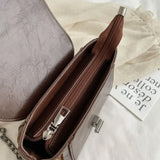 Trendy Vintage Mini Bag | PVC Light Travel, Go Freely — Commute & Outdoor Dual-Purpose Crossbody Shoulder Bag./BLACK