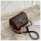 Trendy Vintage Mini Bag | PVC Light Travel, Go Freely — Commute & Outdoor Dual-Purpose Crossbody Shoulder Bag./BLACK