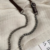 Trendy Vintage Mini Bag | PVC Light Travel, Go Freely — Commute & Outdoor Dual-Purpose Crossbody Shoulder Bag./brown