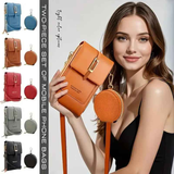 PVC Phone Bag and Coin Purse Two in One: High Definition Touch Screen Window for Sensitive Control, Zipper Anti Loss Adjustable Shoulder Strap, Practical and Beautiful for Travel Storage/red In Australia - Darrahopens
