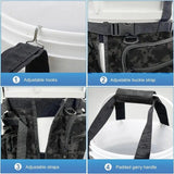 Multi-Functional Tactical Fishing Bucket Backpack, Waterproof Large Capacity, Built-in Livewell, All Gear Storage in One Bag