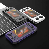 R36H Retro Game Console 64G  Handheld with 23 Emulators, Linux System, 3.5-inch IPS Screen, 640×480 Resolution, USB Charging, Ultra-Long Battery Life, Perfect Gift for Friends.RED