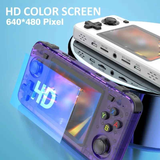 R36H Retro Game Console 64G  Handheld with 23 Emulators, Linux System, 3.5-inch IPS Screen, 640×480 Resolution, USB Charging, Ultra-Long Battery Life, Perfect Gift for Friends.RED