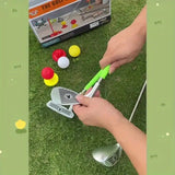 Set Golf Kanak-kanak Tongkat Teleskopik Mainan Luar Dalam Rumah Interaktif