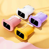 Children's 1000X Digital Microscope 2.4 Inch IPS Screen Portable Mini LED Microscope with Photo Video and PC Connection Science Educational Toy.YELLOW