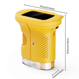 Children's 1000X Digital Microscope 2.4 Inch IPS Screen Portable Mini LED Microscope with Photo Video and PC Connection Science Educational Toy.YELLOW