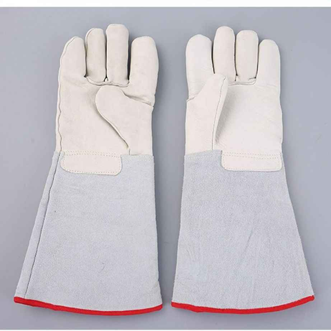Thermal Leather Freezer Work Gloves – Thinsulate Lined, Kevlar Reinforced Cold Store & Outdoor Winter Safety Gloves(40CM/15.75IN)