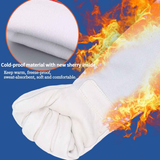 Thermal Leather Freezer Work Gloves – Thinsulate Lined, Kevlar Reinforced Cold Store & Outdoor Winter Safety Gloves(40CM/15.75IN)