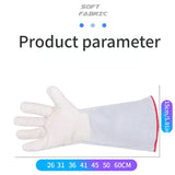 Thermal Leather Freezer Work Gloves – Thinsulate Lined, Kevlar Reinforced Cold Store & Outdoor Winter Safety Gloves(40CM/15.75IN)