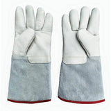 Thermal Leather Freezer Work Gloves – Thinsulate Lined, Kevlar Reinforced Cold Store & Outdoor Winter Safety Gloves(40CM/15.75IN)