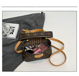 Vintage Brown & Gold Mini Square Bag, Three Ways to Carry — Lightweight Versatile Commuter Bag./brown In Australia - Darrahopens