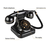 European Retro Desktop Phone: Classic look meets modern utility, free from digital distractions, perfect for home and office, reviving elegant call moments.