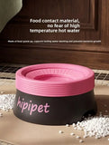 Pet Essential | Splash-Proof Non-Wet Mouth Water Bowl, Dogs and Cats Drink Freely and More Hygienically(GREEN 1200ML)