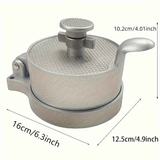 Household Burger Patty Press, Adjustable Thickness, Non-Stick Coating, Makes Perfect Patties Easily