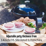 Household Burger Patty Press, Adjustable Thickness, Non-Stick Coating, Makes Perfect Patties Easily