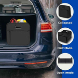 1 Car Trunk Organizer, Automotive Storage, Reinforced Handle, Foldable Multi-Compartment Car Organizer, 600D Oxford Fabric, Suitable for Any Car, SUV, Minivan, Vehicle Storage.GREEN