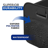 1 Car Trunk Organizer, Automotive Storage, Reinforced Handle, Foldable Multi-Compartment Car Organizer, 600D Oxford Fabric, Suitable for Any Car, SUV, Minivan, Vehicle Storage.BLUE