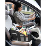 Car Multi-Compartment Organizer: Non-Slip & Spacious, 4-Section Storage for a Tidy Interior